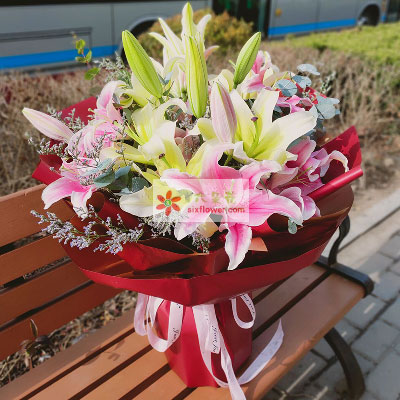遵义8支多头百合，万事如意喜上加喜