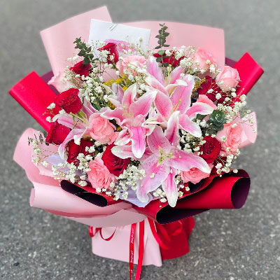 遵义22朵玫瑰混搭百合，共舞人生